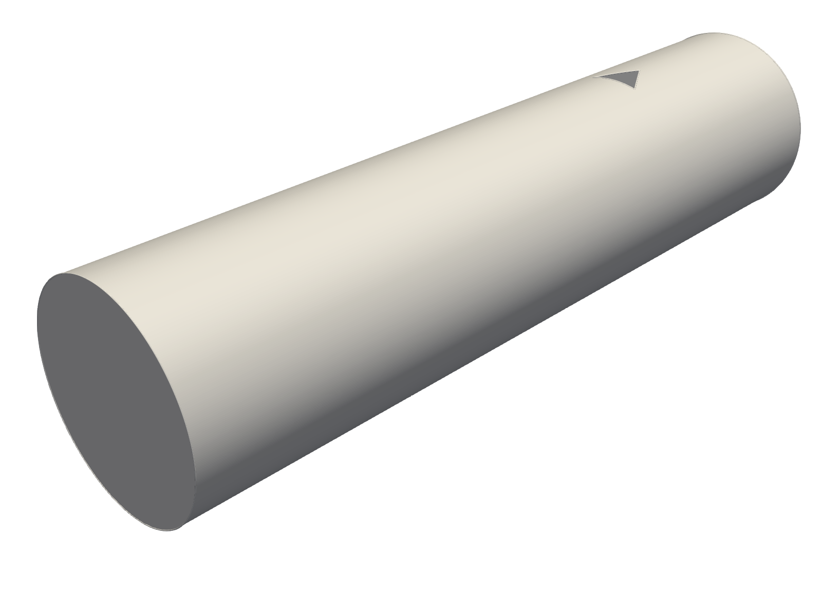Surface STL du tube et du prisme